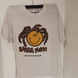 Smile Mon! Bahamas Rastafarian T-shirt Dreadlocks Large